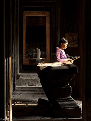 incense in bayon temple
